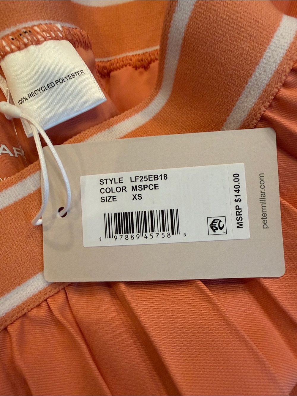 Peter Millar Pleated Golf Skort Moroccan Spice XS NWT - Picture 11 of 12